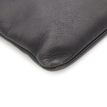 Loewe Anagram Pochette Shoulder Bag Pouch Crossbody Leather Black — view 3