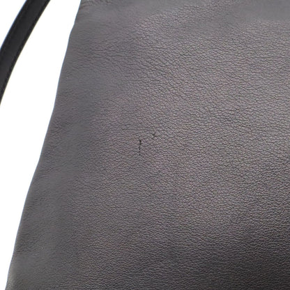 Loewe Anagram Pochette Shoulder Bag Pouch Crossbody Leather Black — view 6