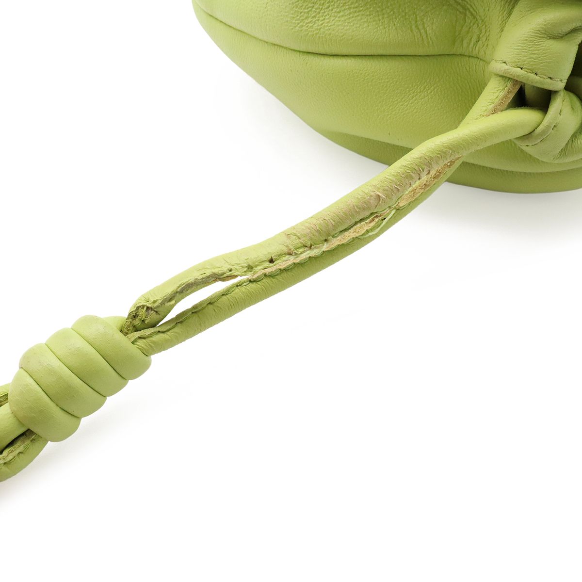 Loewe Fu Glitter Copper Purse Mini Shoulder Bag 2-Way Clutch Drawstring Pouch — view 6