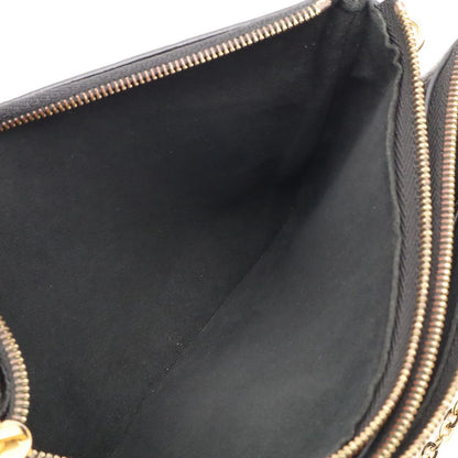 Louis Vuitton Monogram Empreinte Pochette Double Zip Chain Shoulder Bag 2-Way — view 7