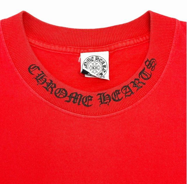 Chrome Hearts Vintage Neck Logo Dagger Short Sleeve T-Shirt Pocket M — view 3