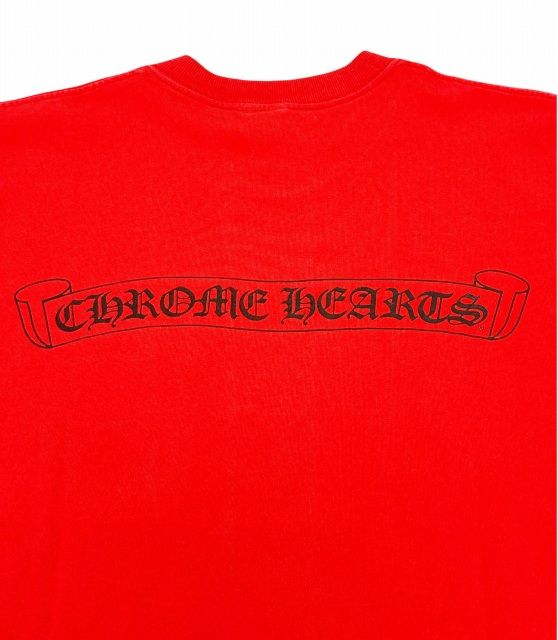 Chrome Hearts Vintage Neck Logo Dagger Short Sleeve T-Shirt Pocket M — view 8