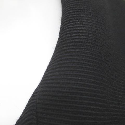 Fendi Vintage Long Coat Black Roll Up Pocket Lining 44 — view 6