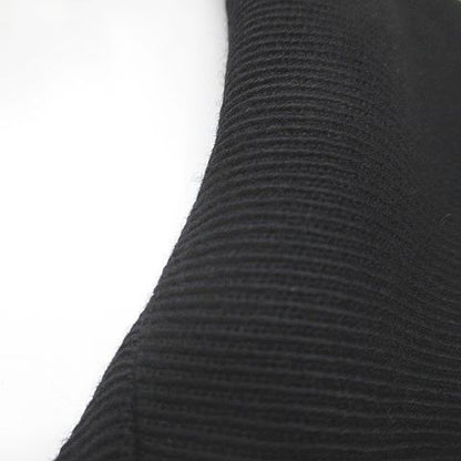 Fendi Vintage Long Coat Black Roll Up Pocket Lining 44 — view 6