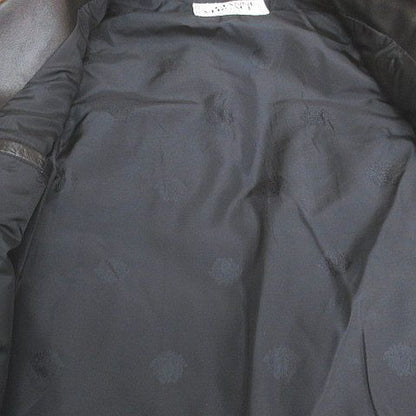 Versace Gianni Leather Jacket Rider's Black Zip-up Pocket Embroidery Lining 50 — view 6