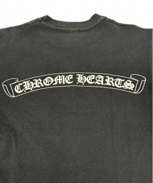 Chrome Hearts Vintage CH T-Shirt Anvil Body CH Label Logo Short Sleeve Black — view 8