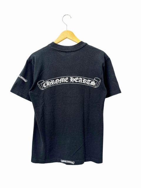 Chrome Hearts Vintage CH T-Shirt Anvil Body CH Label Logo Short Sleeve Black — view 2