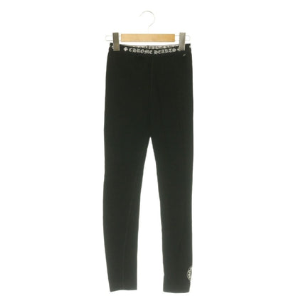 Chrome Hearts Leggings Pants Horseshoe Cross Easy Black S