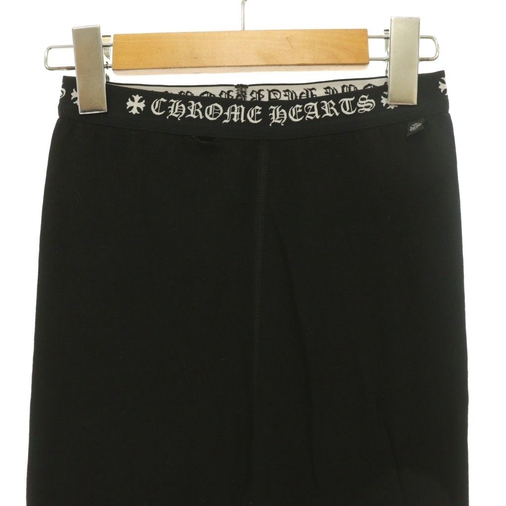 Chrome Hearts Leggings Pants Horseshoe Cross Easy Black S — view 3