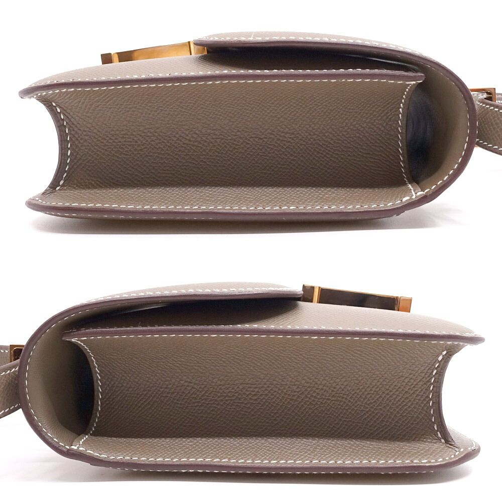 Hermes Constance 1 24 Miroir Etoupe Epsom PG Shoulder Bag — view 3