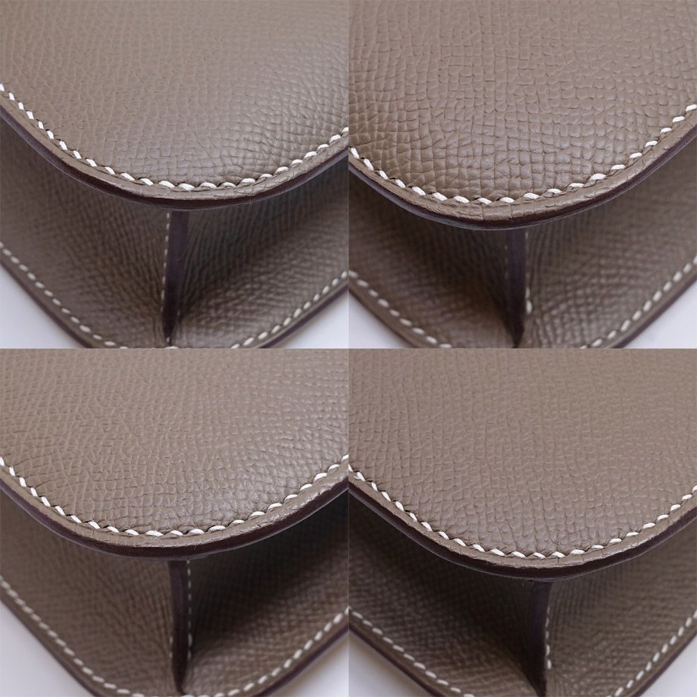 Hermes Constance 1 24 Miroir Etoupe Epsom PG Shoulder Bag — view 5