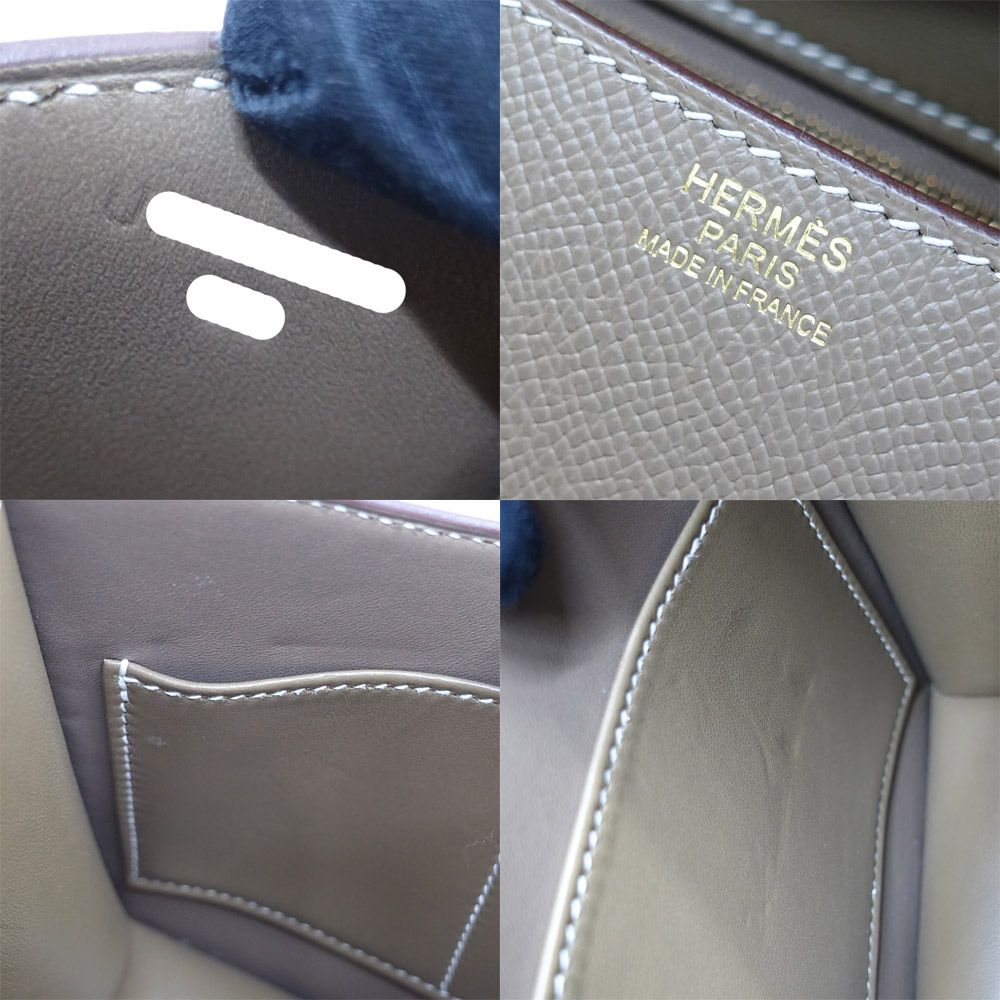 Hermes Constance 1 24 Miroir Etoupe Epsom PG Shoulder Bag — view 7