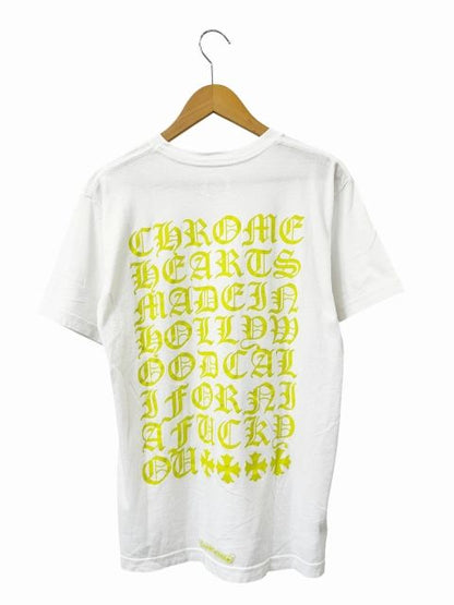 Chrome Hearts T-Shirt Neon CH Horseshoe Pocket Short Sleeve White M — view 2