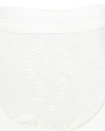Chrome Hearts T-Shirt Neon CH Horseshoe Pocket Short Sleeve White M — view 4