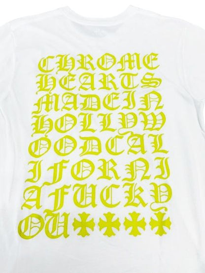 Chrome Hearts T-Shirt Neon CH Horseshoe Pocket Short Sleeve White M — view 7