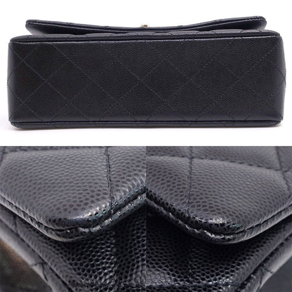 Chanel Top Handle Quilted Grained Calfskin BK GD — view 4