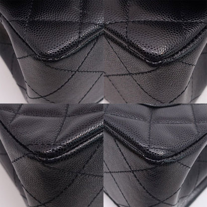Chanel Top Handle Quilted Grained Calfskin BK GD — view 5