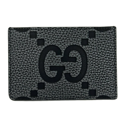 Gucci Card Case Maxi GG Black Leather