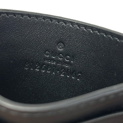 Gucci Card Case Maxi GG Black Leather — view 4