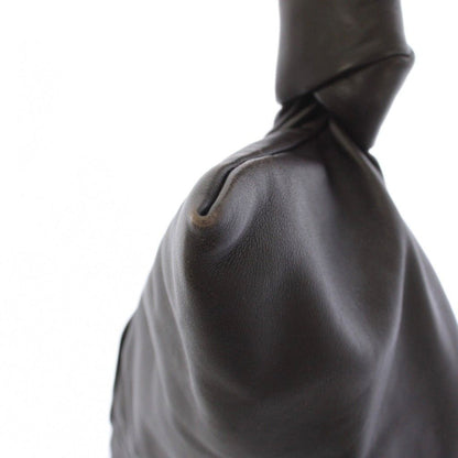Bottega Veneta the Twist BV Triangle Handbag Leather Brown — view 6