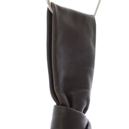Bottega Veneta the Twist BV Triangle Handbag Leather Brown — view 5