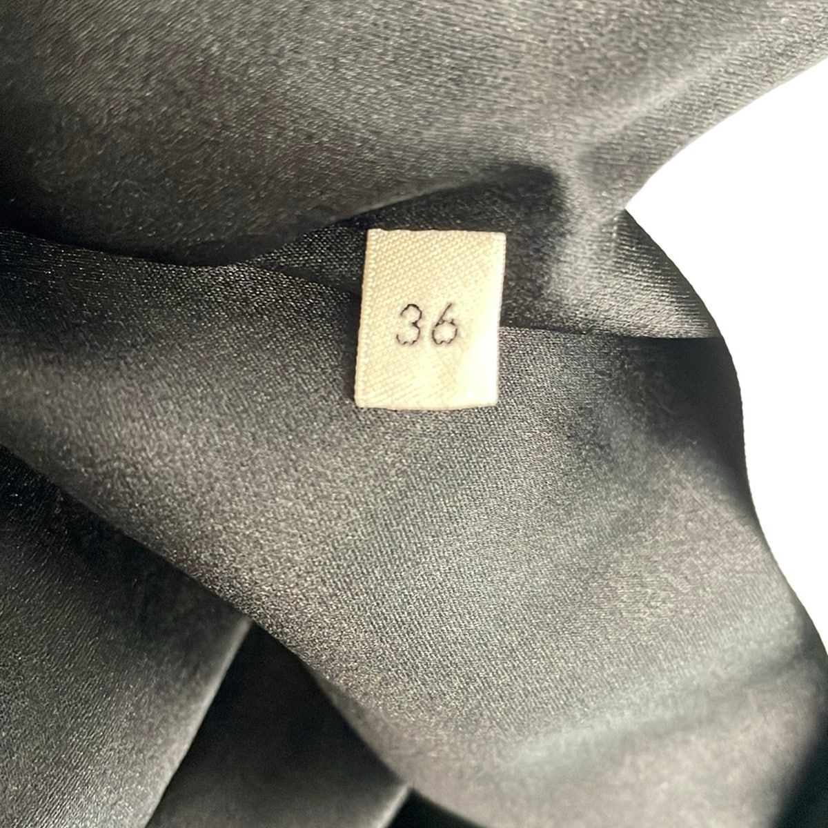 Celine Dress S White Black Long Sleeve Long Tiered Hedi Slimane 36 — view 5