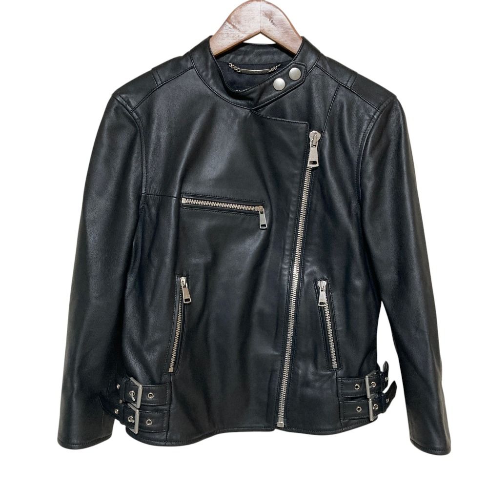 Dolce & Gabbana Lambskin Double Rider's Jacket Black
