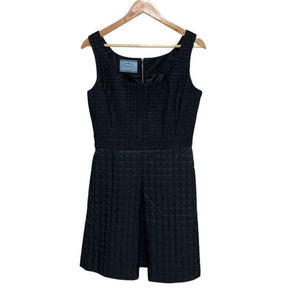 Prada Quilted Sleeveless Dress Black