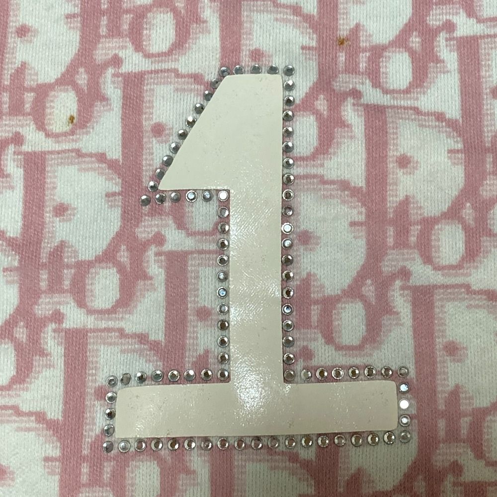 Dior Galliano Era Numbering Trotter Print Tank Top Pink 40 — view 3