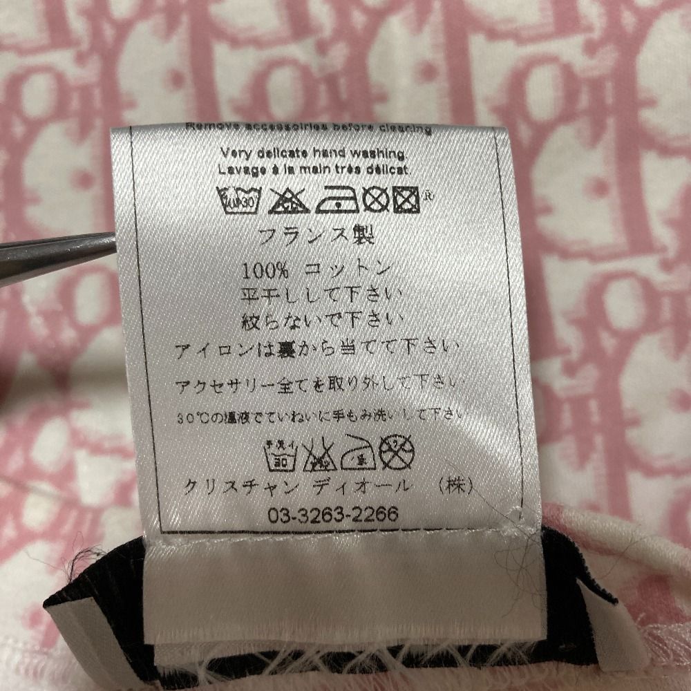 Dior Galliano Era Numbering Trotter Print Tank Top Pink 40 — view 6