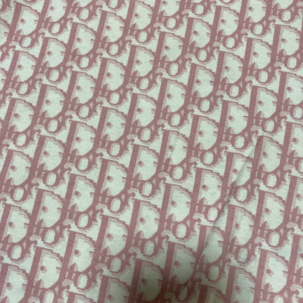 Dior Galliano Era Numbering Trotter Print Tank Top Pink 40 — view 4