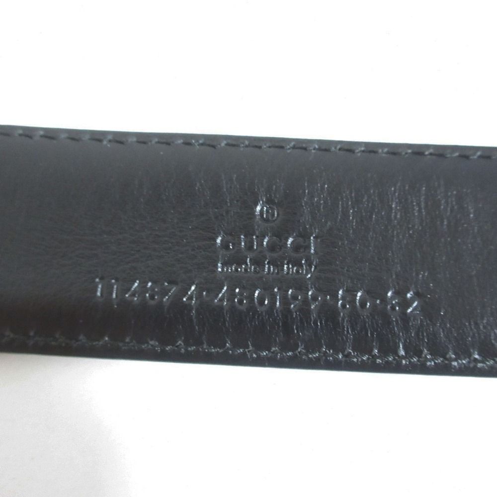 Gucci Interlocking G GG Canvas Belt 80 Black — view 7