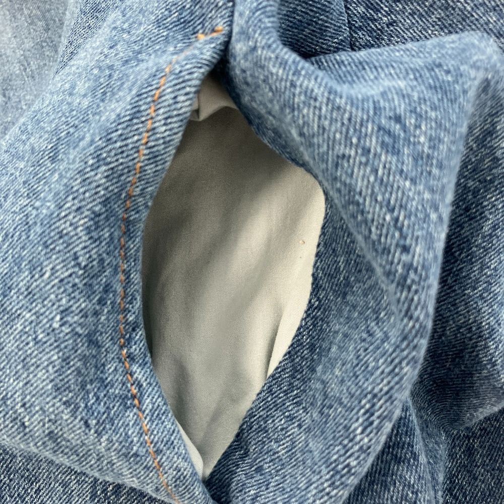Loewe Drape Logo Jacket Denim Indigo Blue 40 — view 4