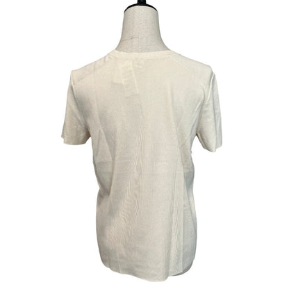 Hermes Twillaine Knit Top Ivory Sweater — view 3