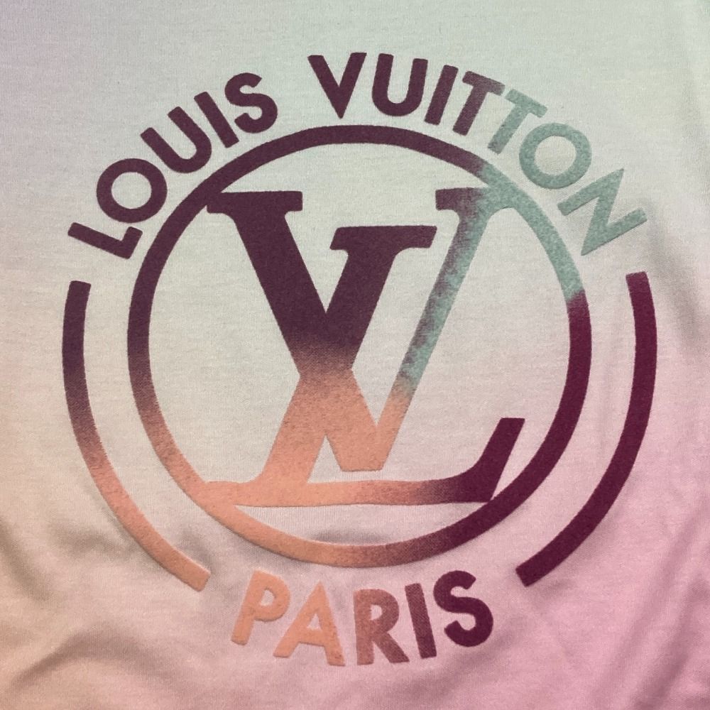 Louis Vuitton Gradient LV Circle T-Shirt Ruffle Sleeve Multicolor S — view 3