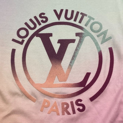 Louis Vuitton Gradient LV Circle T-Shirt Ruffle Sleeve Multicolor S — view 3