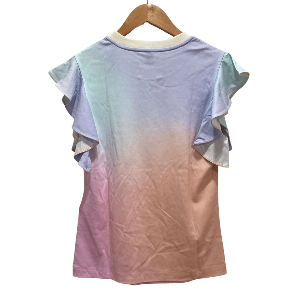 Louis Vuitton Gradient LV Circle T-Shirt Ruffle Sleeve Multicolor S — view 2