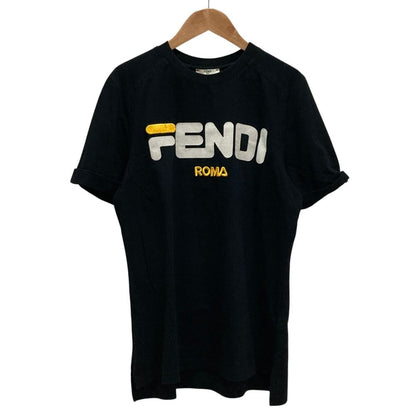 Fendi Fila Logo T-Shirt Black S