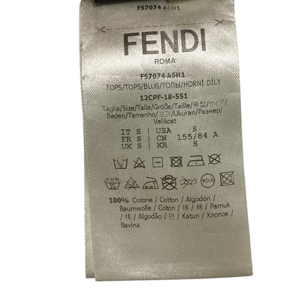 Fendi Fila Logo T-Shirt Black S — view 8