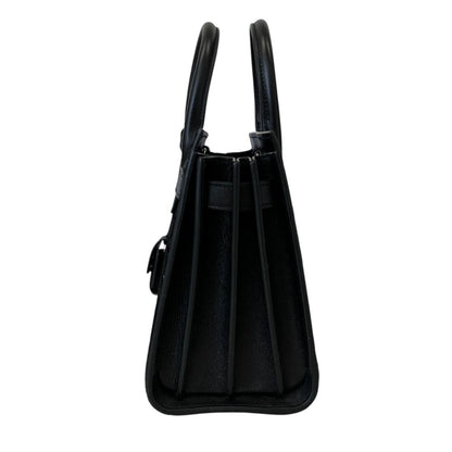 Saint Laurent Paris Calf Hair Sac de Jour Nano Star 2-Way Shoulder Bag Black — view 2