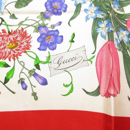 Gucci Flora Print Flower Silk Scarf — view 2