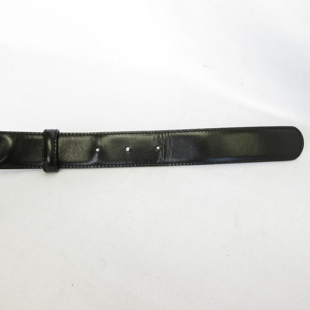 Gucci GG Logo Buckle Reversible Belt Black Brown — view 7