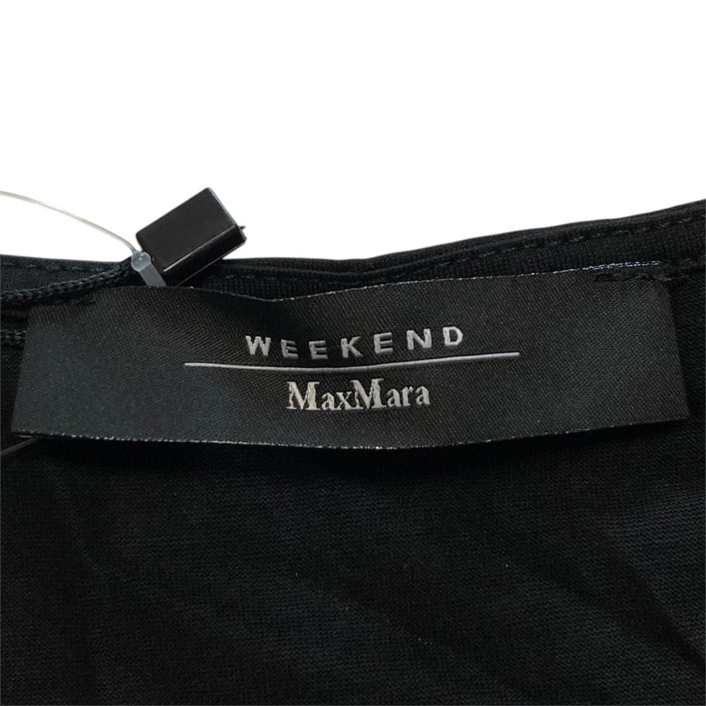 Max Mara Weekend Wkdtartufo Cotton Jersey Dress Black S — view 4