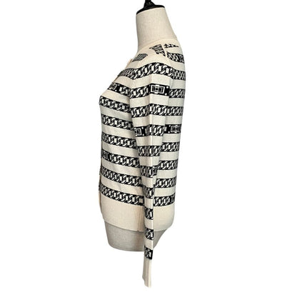 Chanel Chain Jacquard Border Cardigan — view 2