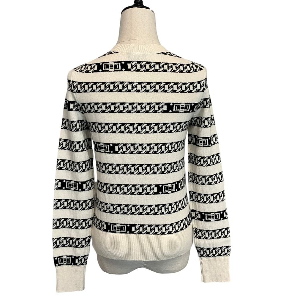 Chanel Chain Jacquard Border Cardigan — view 3