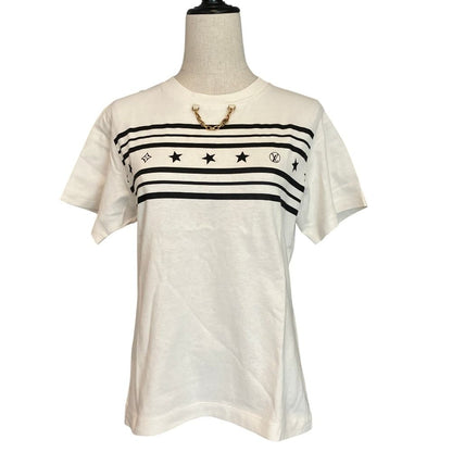 Louis Vuitton LV Summer Star Print Neck Chain T-Shirt White