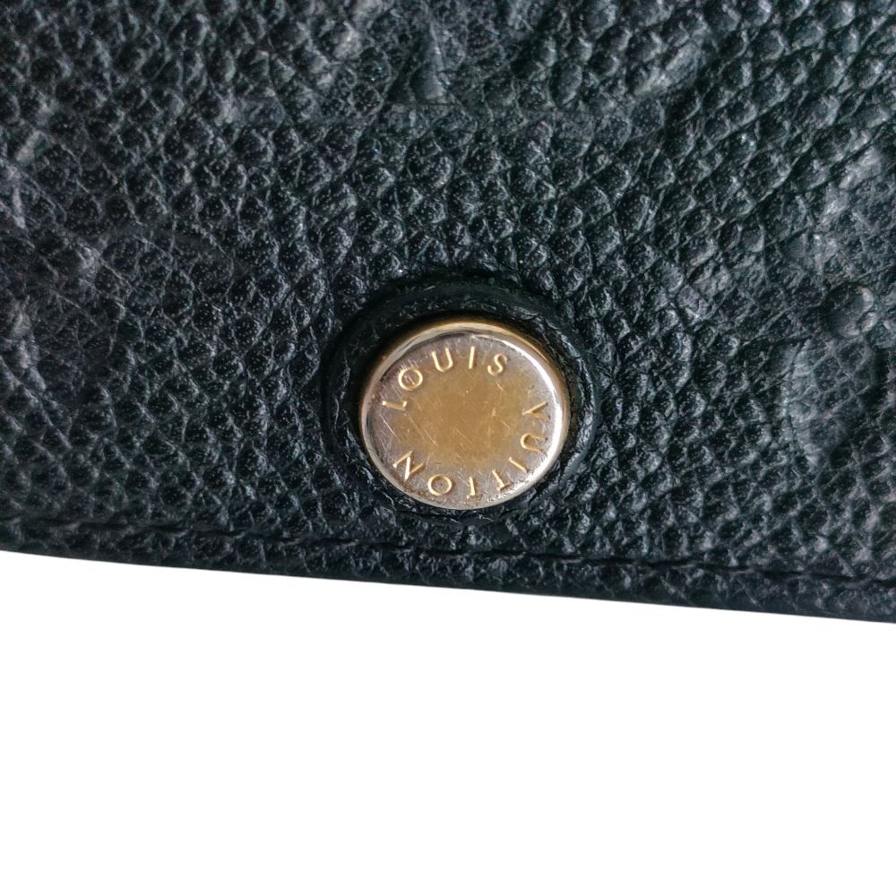 Louis Vuitton Monogram Empreinte Envelope Business Card Holder Case Noir Black — view 7