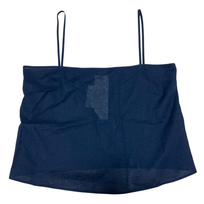 Max Mara Weekend Columba Pure Silk Organdy Shirt Navy 34 — view 5