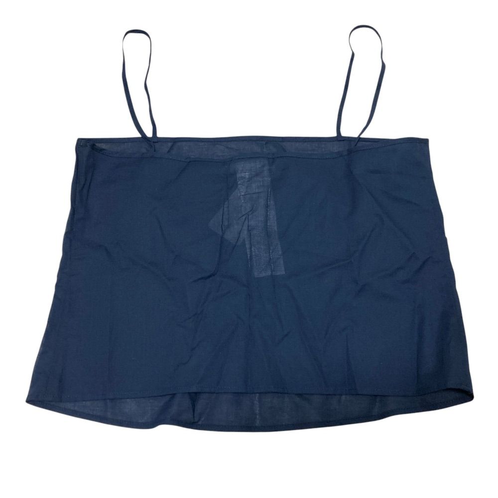 Max Mara Weekend Columba Pure Silk Organdy Shirt Navy 34 — view 6