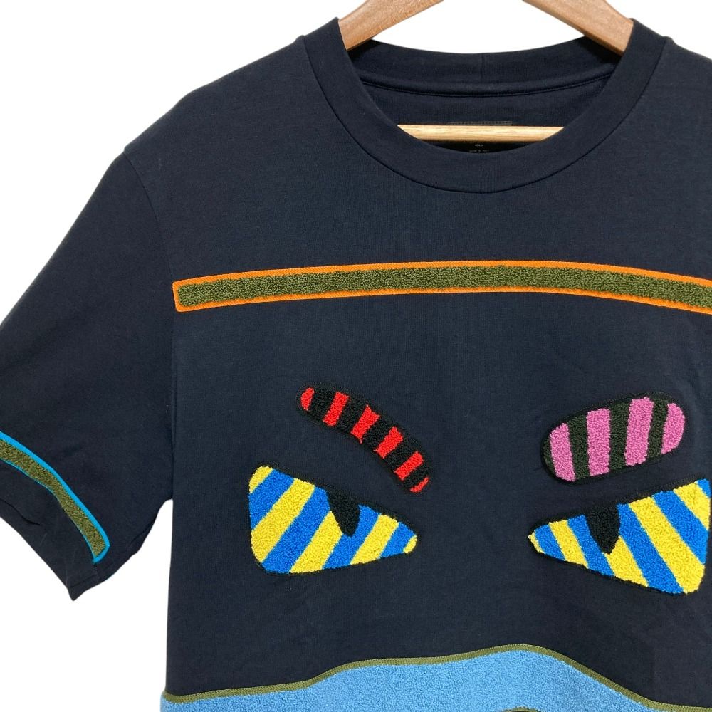 Fendi Bug's Eye Monster Short Sleeve T-Shirt Navy — view 2